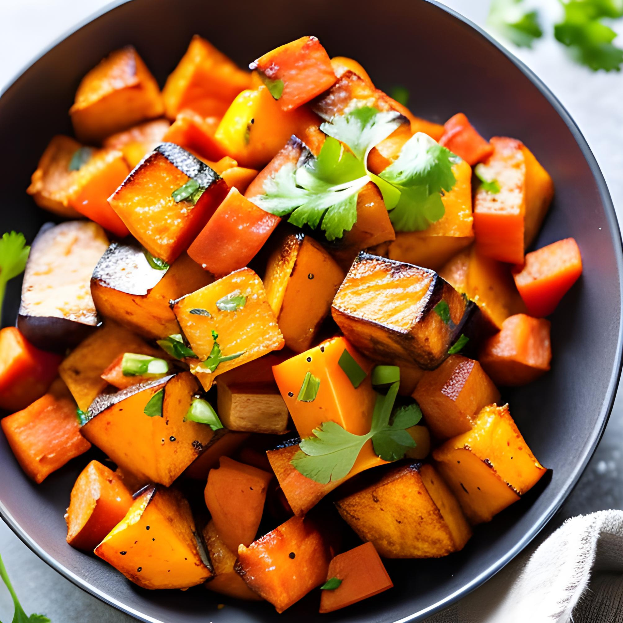 Aromatische Süßkartoffelharmonie