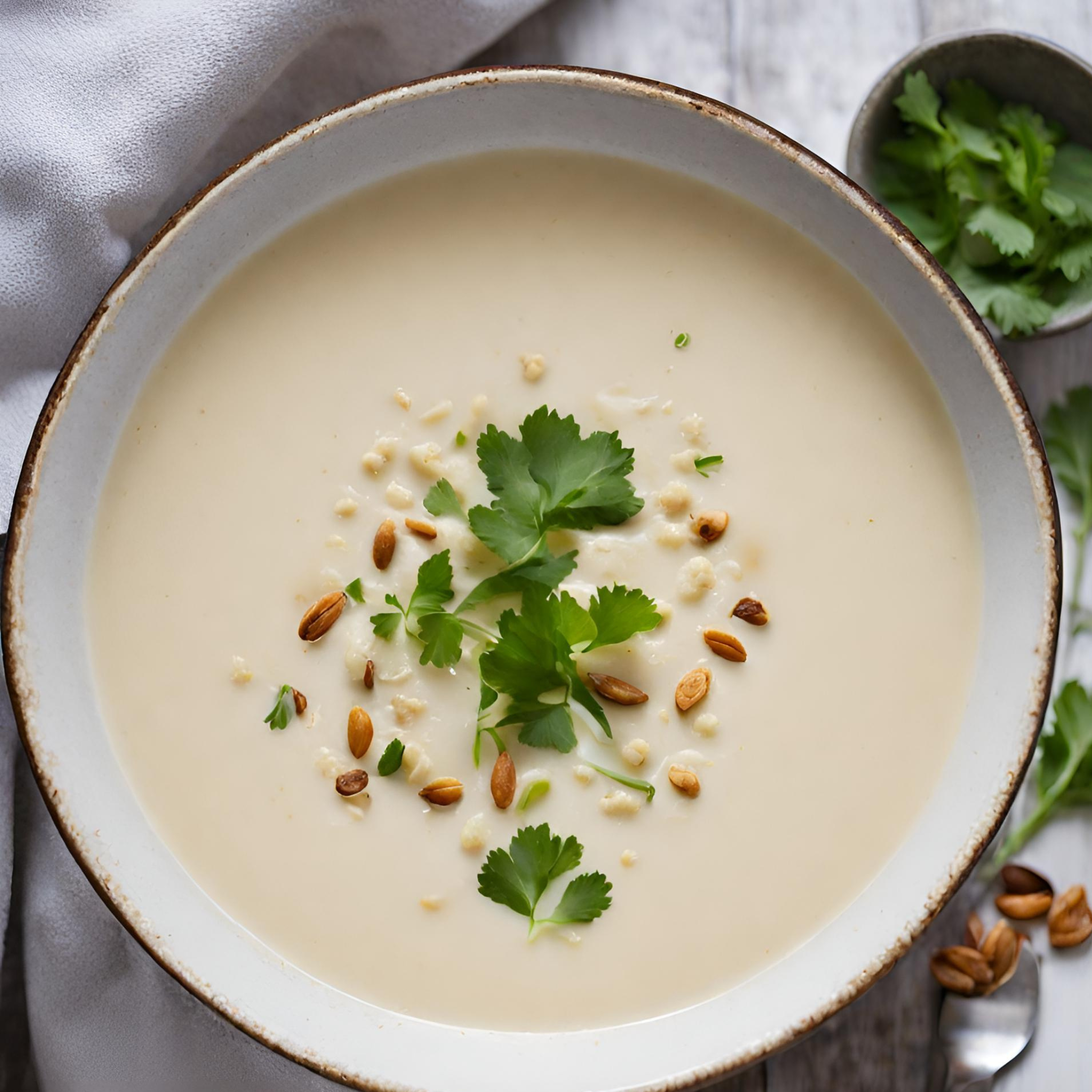 Würzige Blumenkohlsuppe