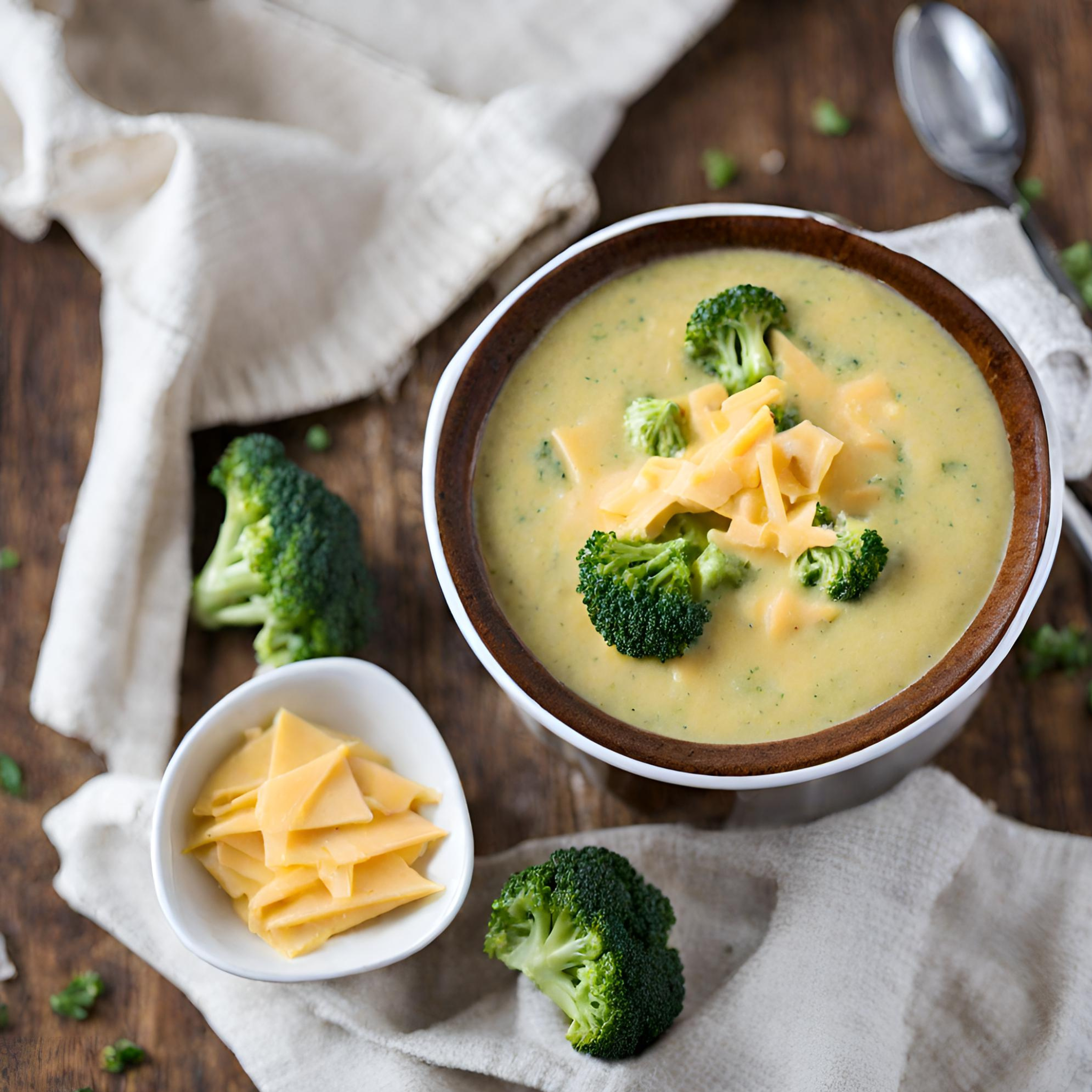 Cremige Brokkoli-Käsesuppe