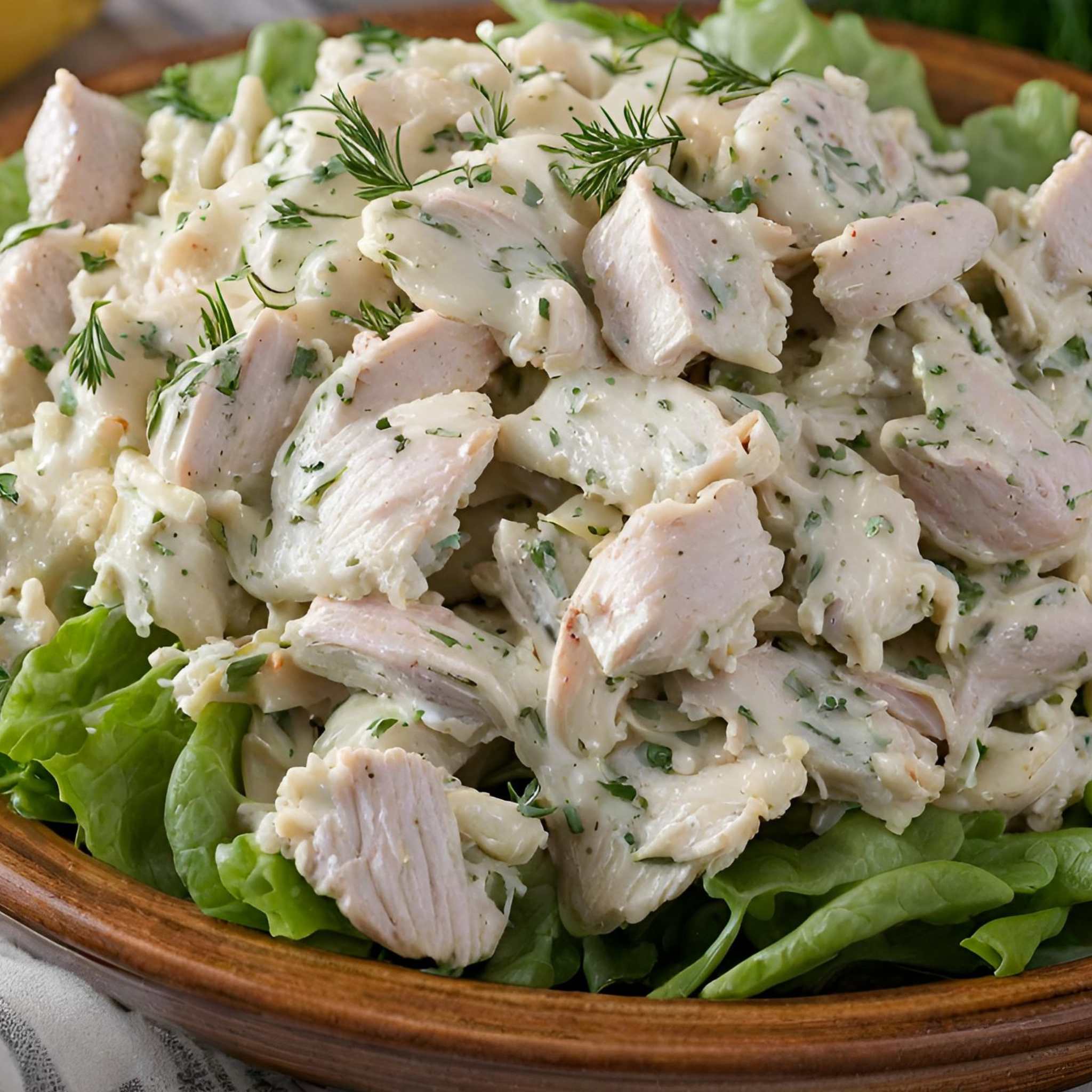 Frischer Kräuter-Hähnchensalat