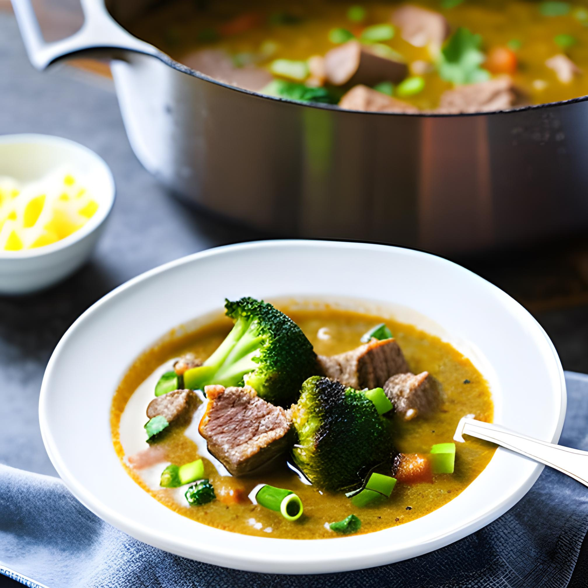 Rindfleischpfanne mit frischem Gemüse und aromatischen Geschmacksrichtungen