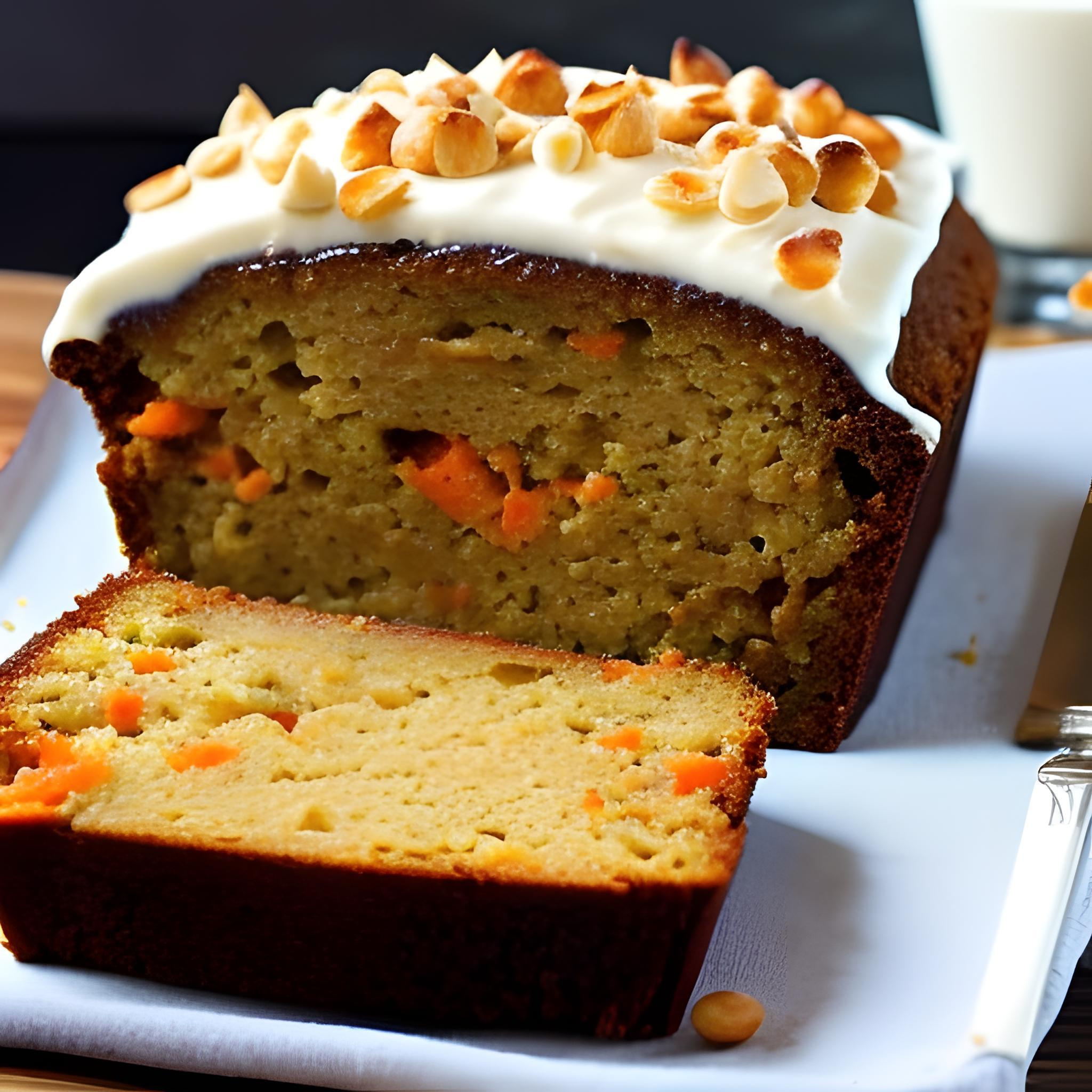 Karottenkuchen mit Macadamias