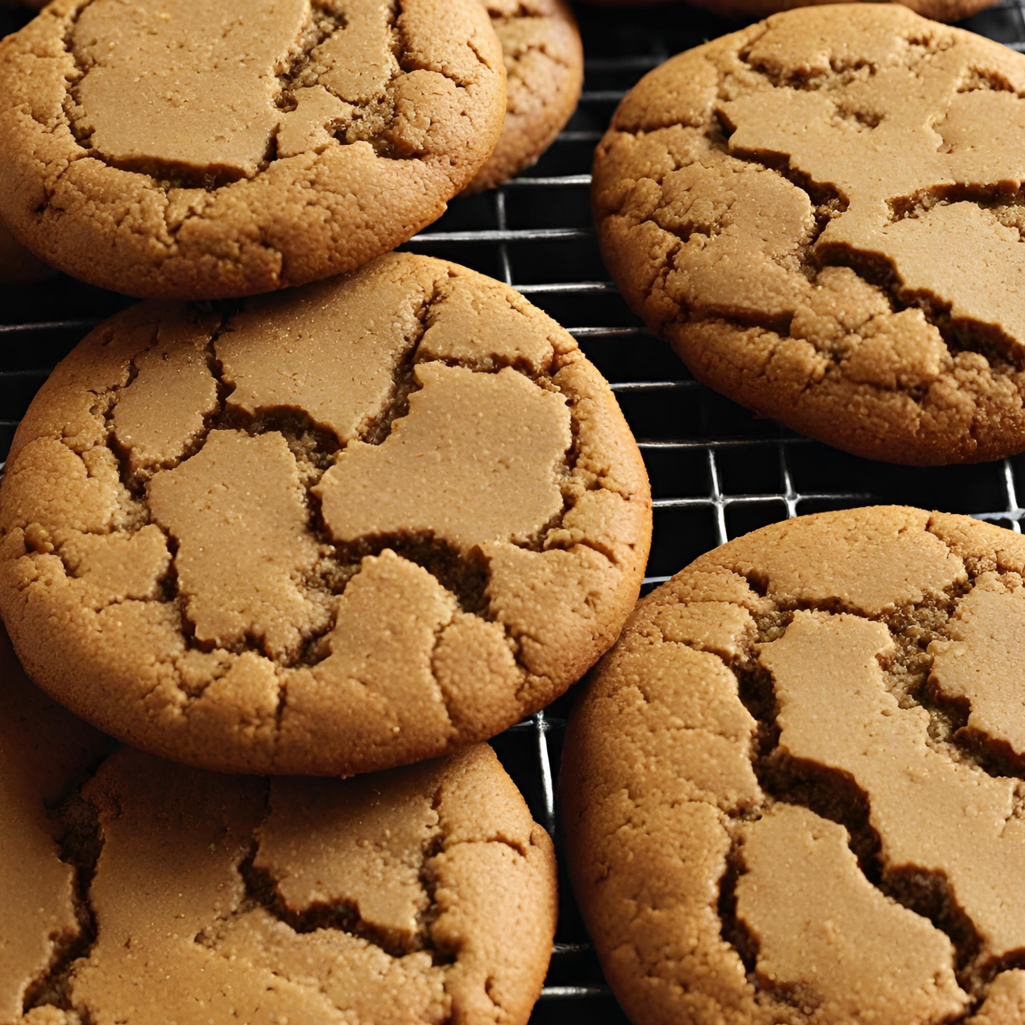 Weihnachtlich gewürzte Mandelkekse