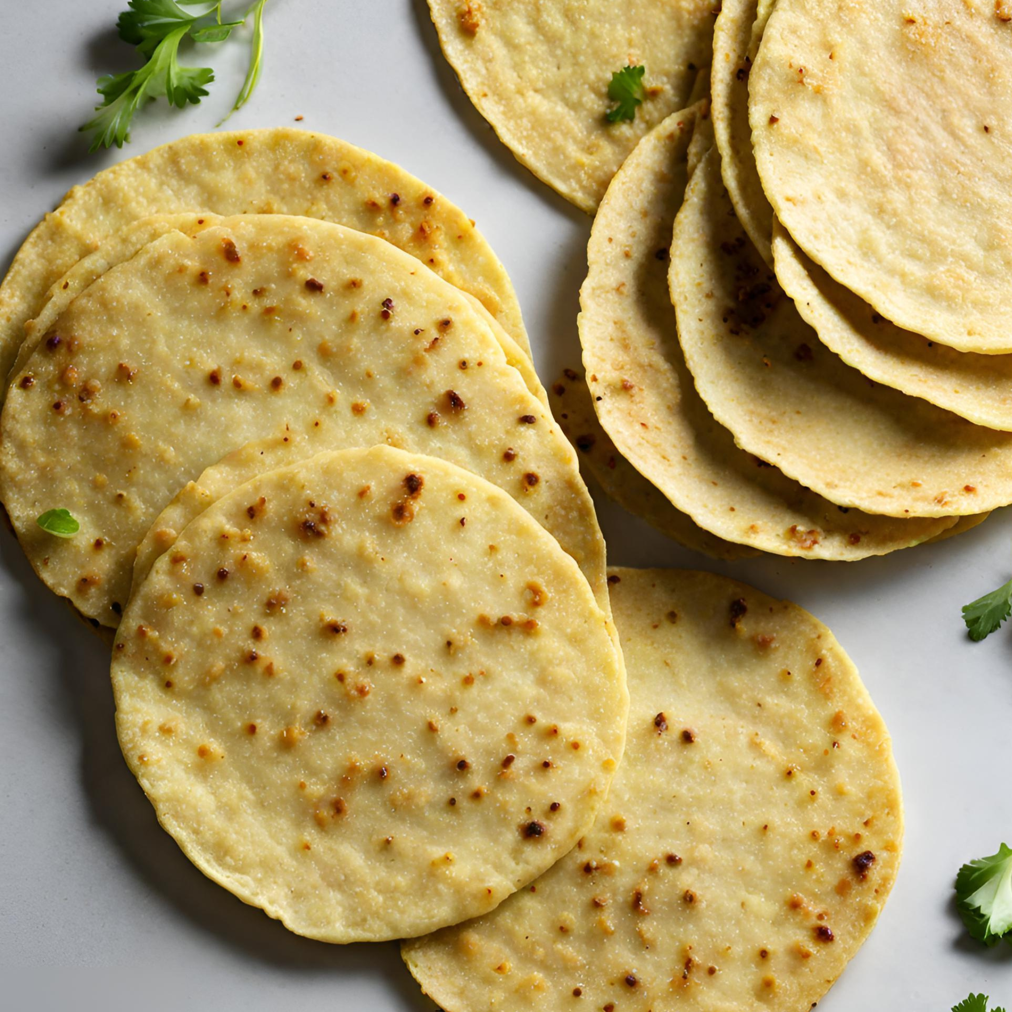 Goldene Blumenkohl-Tortillas