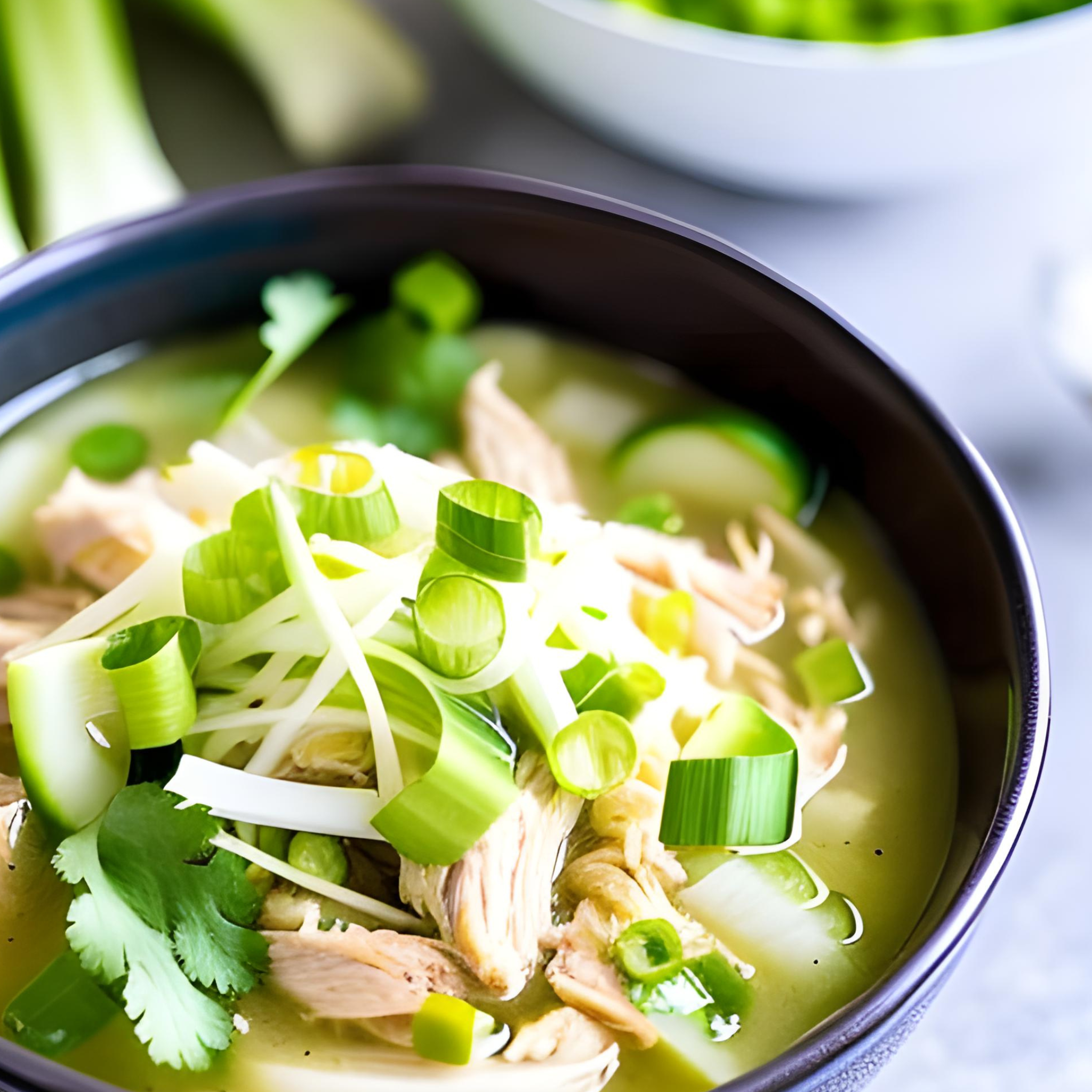 Kokos-Hühnchen-Kohl-Suppe