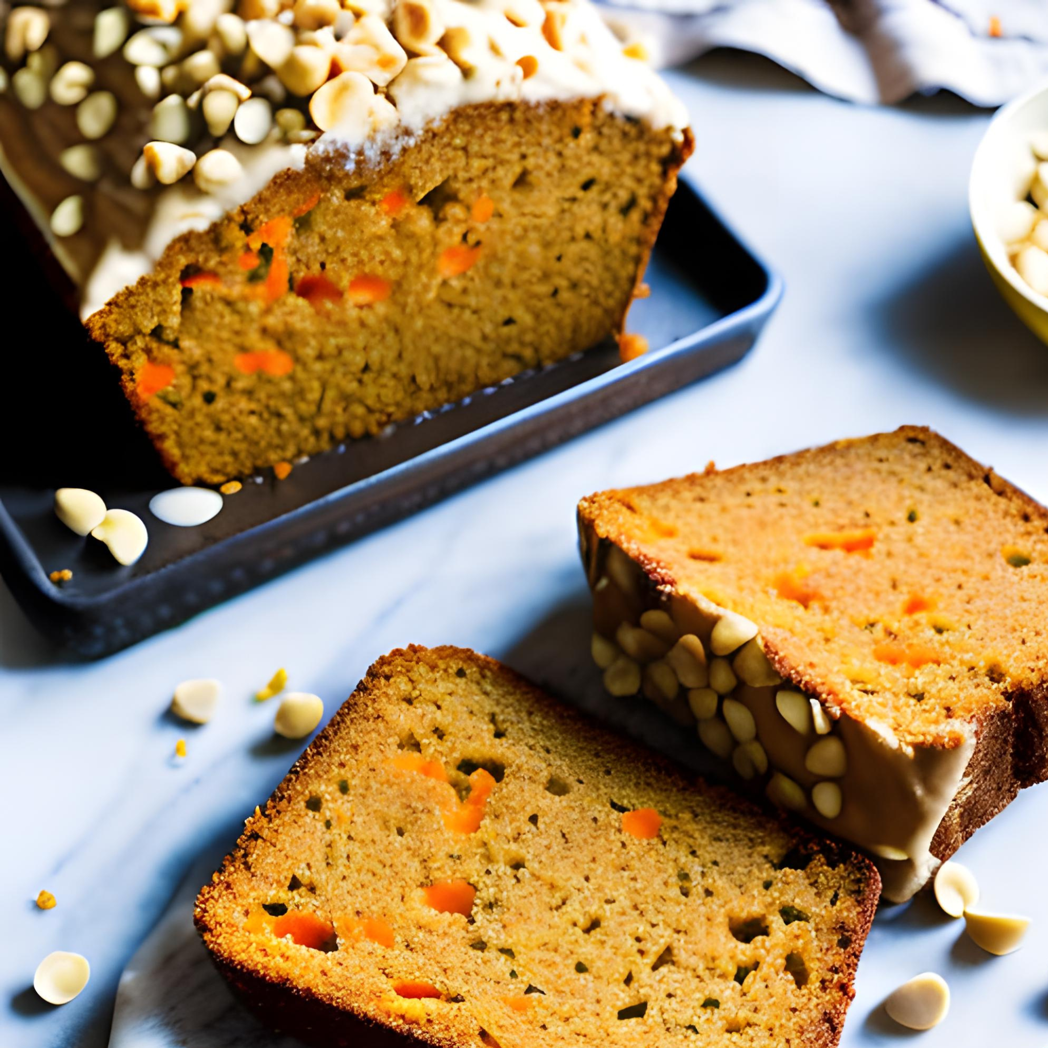 Gewürztes Karottenbrot mit nussigem Genuss