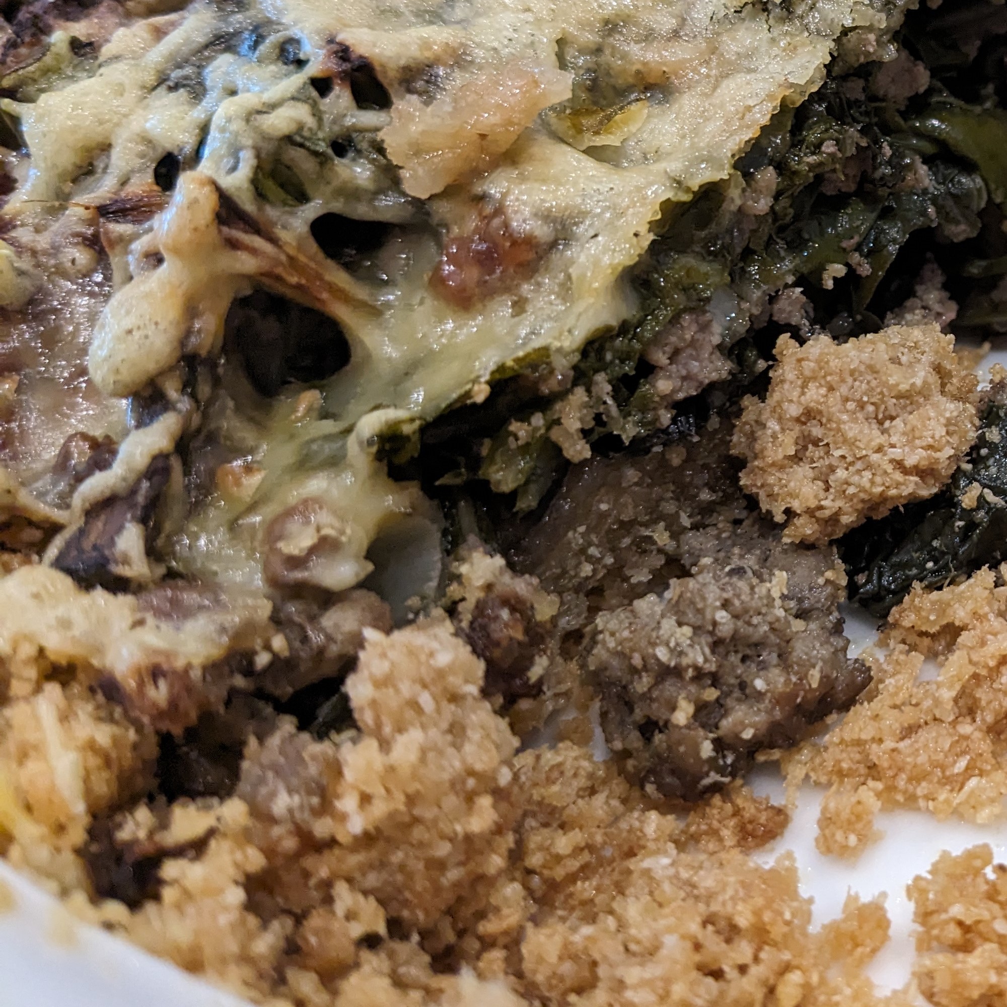 Lektinfreie Quiche mit Mangold und Hackfleisch