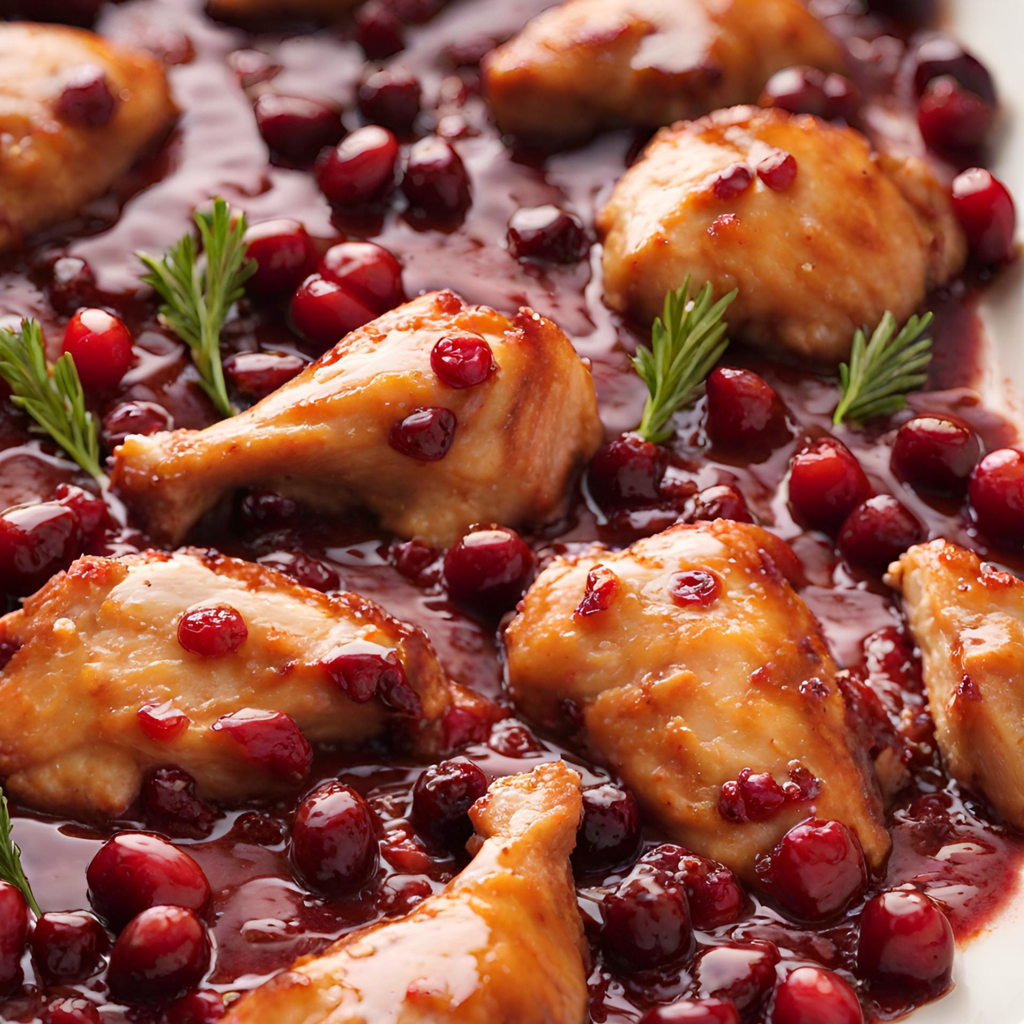 Cranberry-Hühnchen