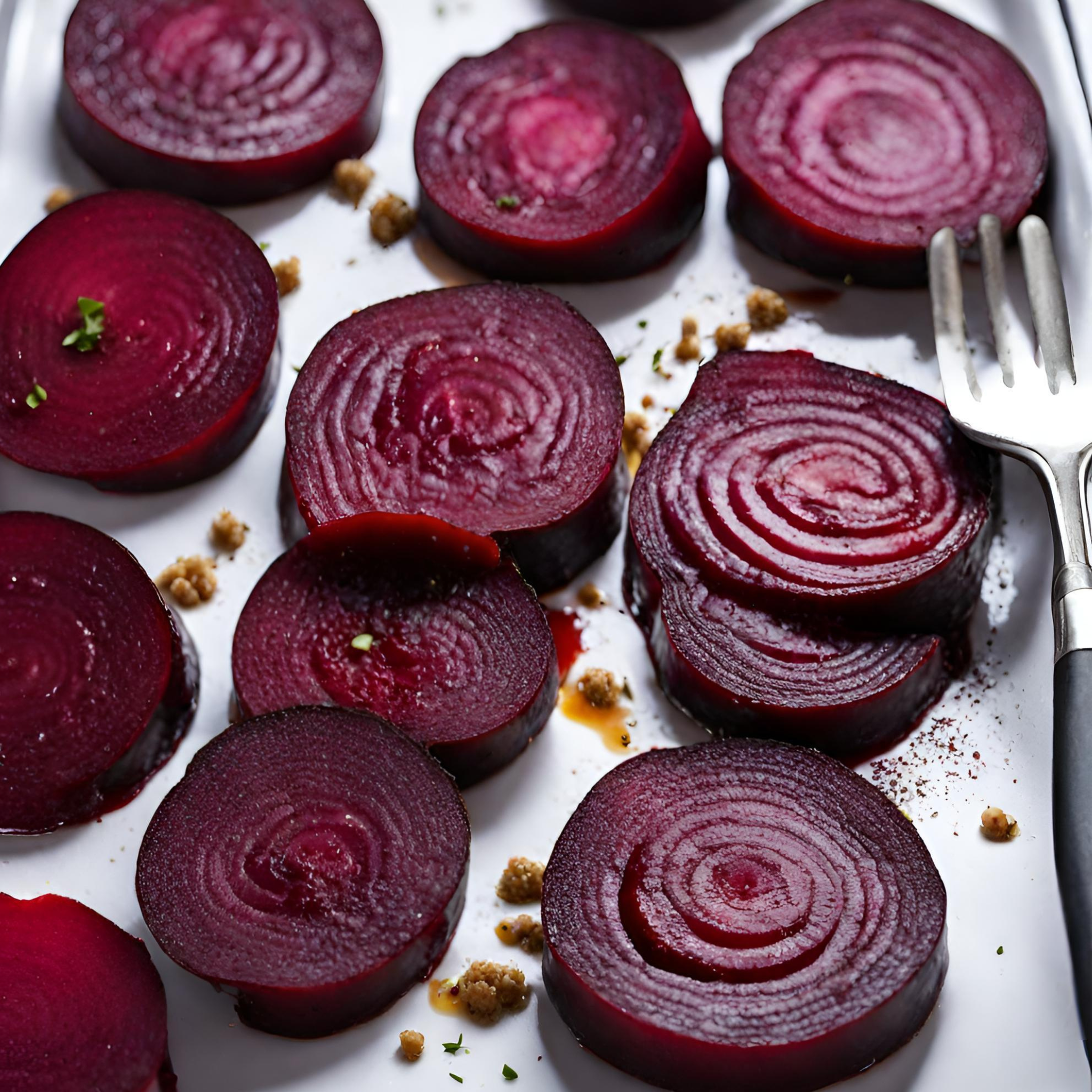 Rote Bete in würziger Vinaigrette