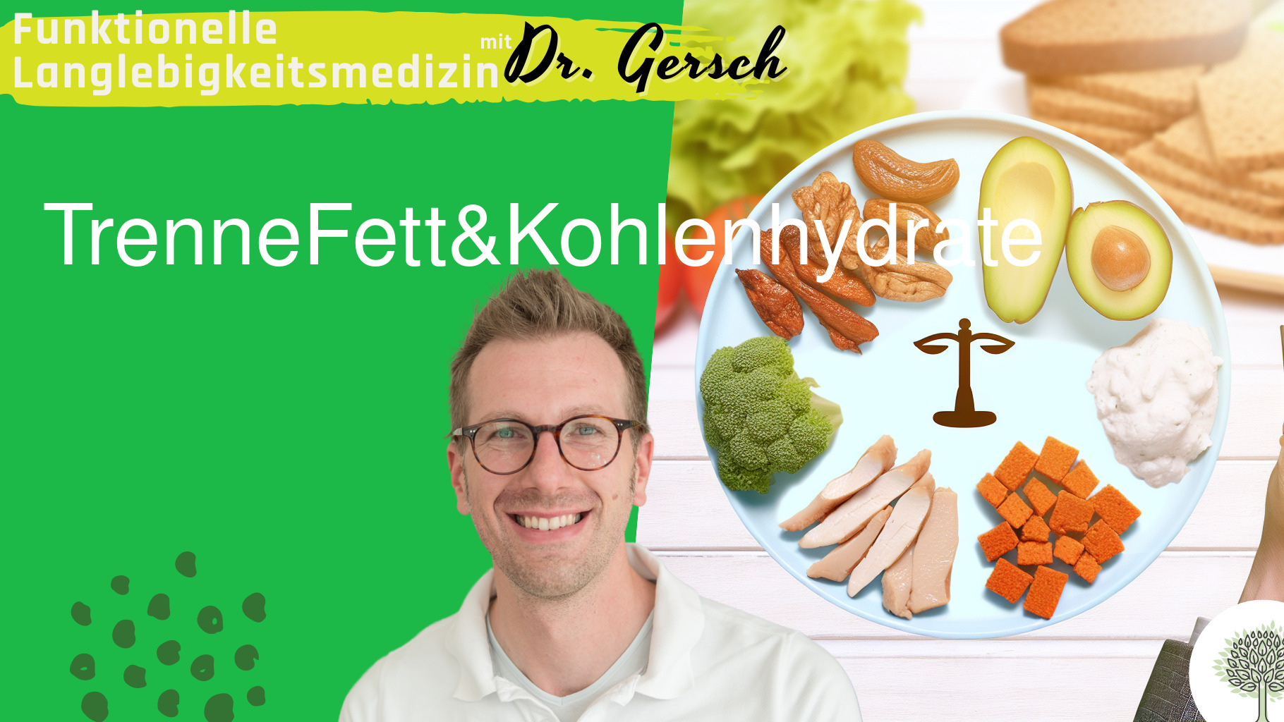 Kohlenhydrate und Fette trennen. 