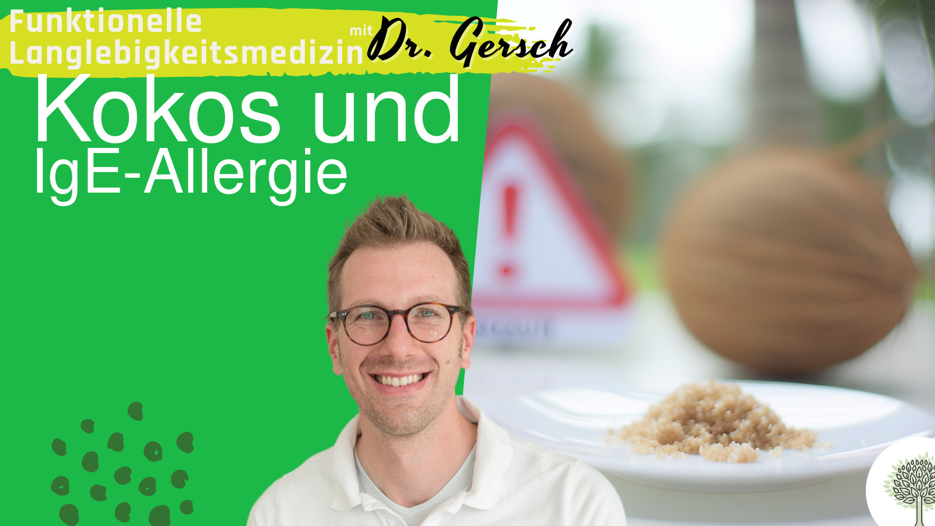 Kann ich Kokosblütenzucker bei einer IgE-Allergie auf Kokos essen? 