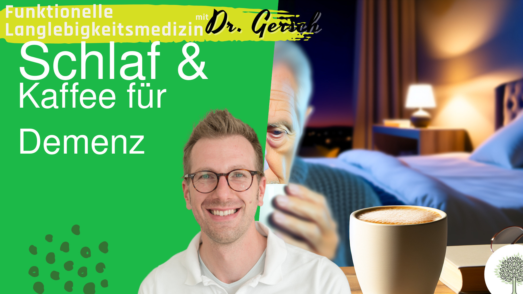Demenzprävention durch Schlaf und Kaffee. 