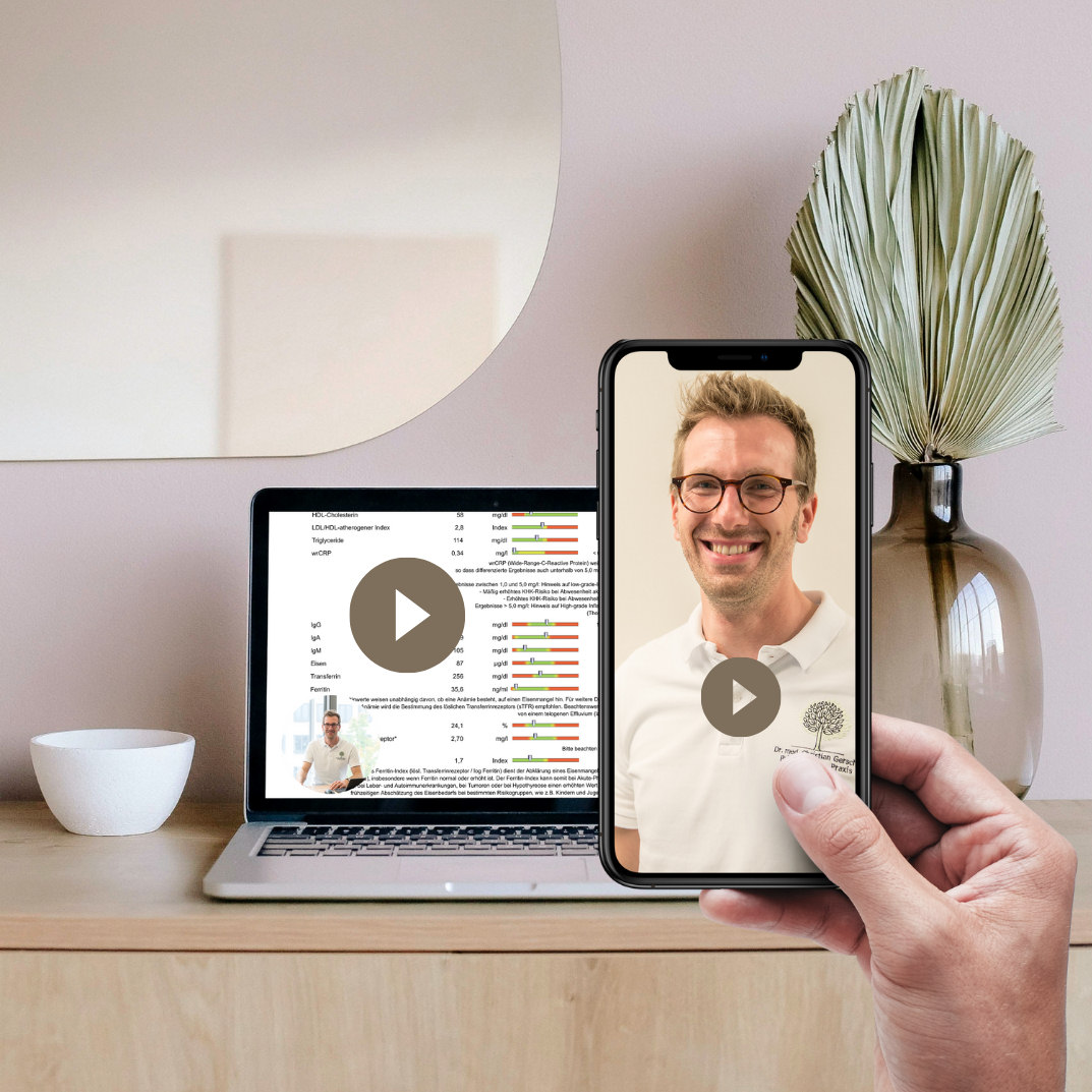 Bluttest-Diagnosepakete mit Videobefund-besprechung