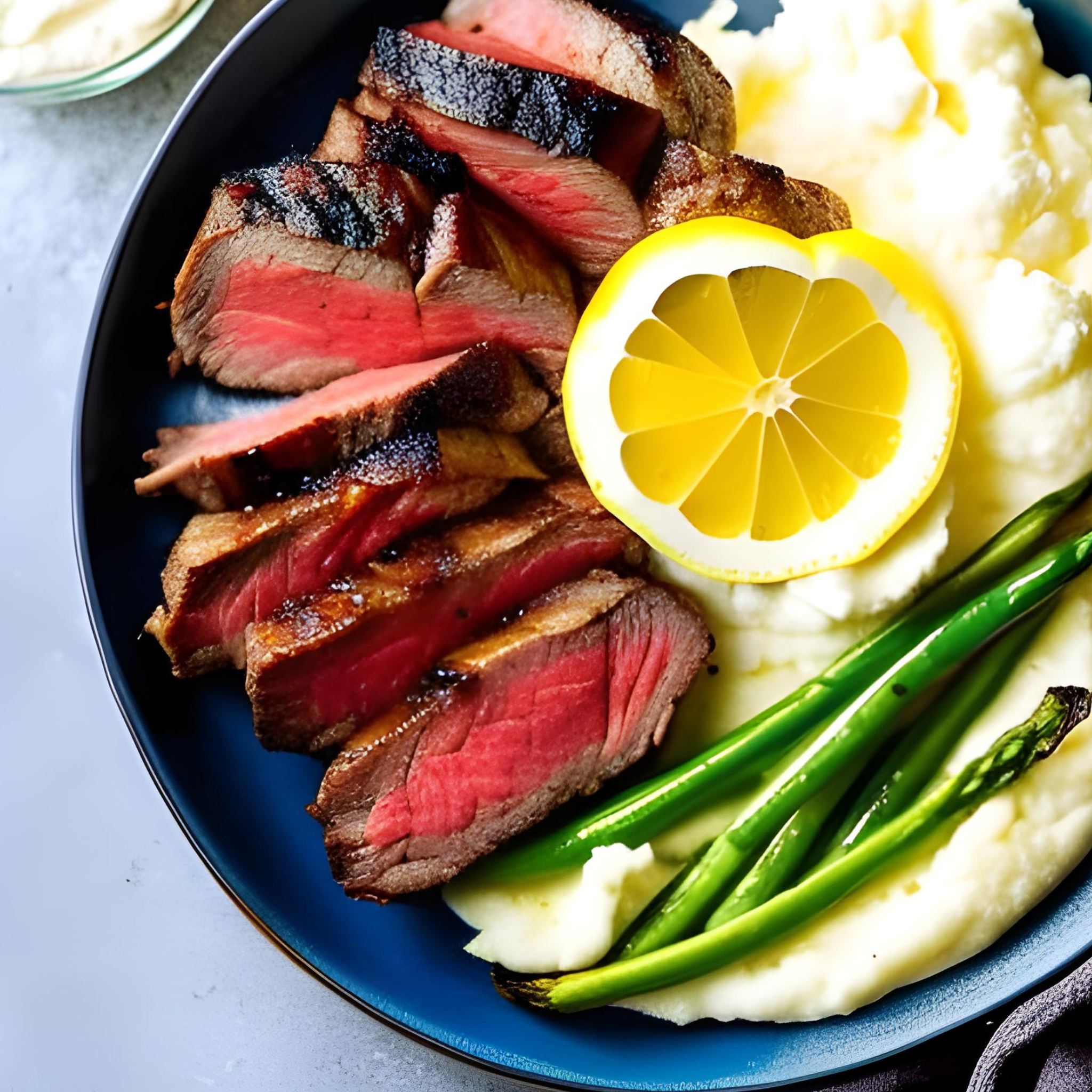 Würziges Flanksteak mit Zitrone